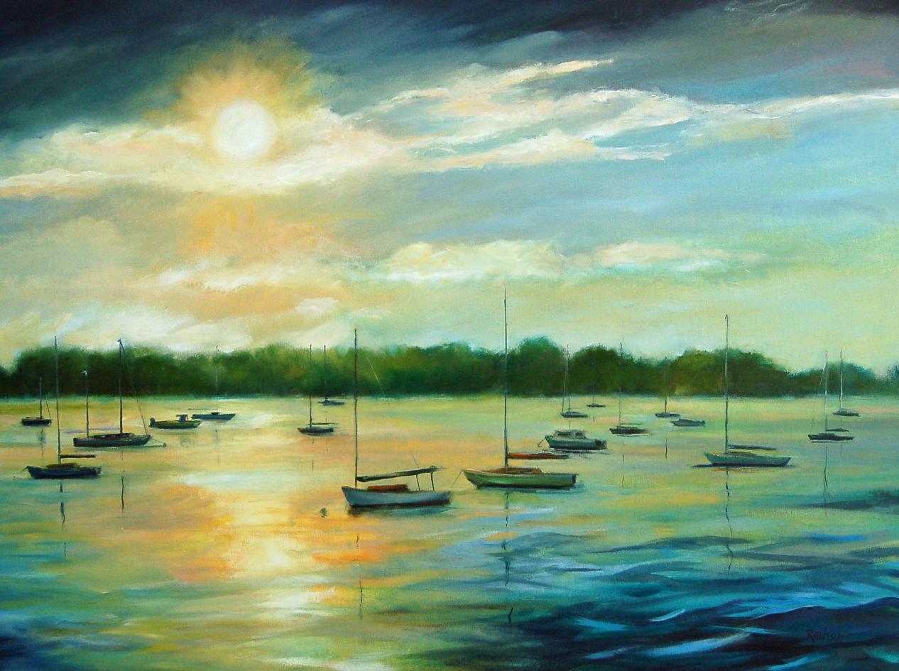 Harbor at Sunset