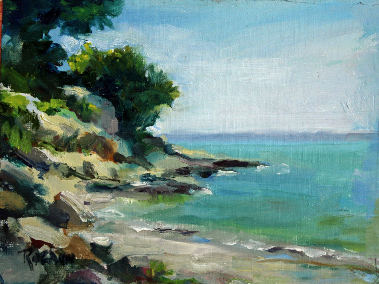 Sunlit Rocks